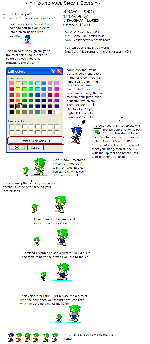 Tutorial - Simple Sprite Editing