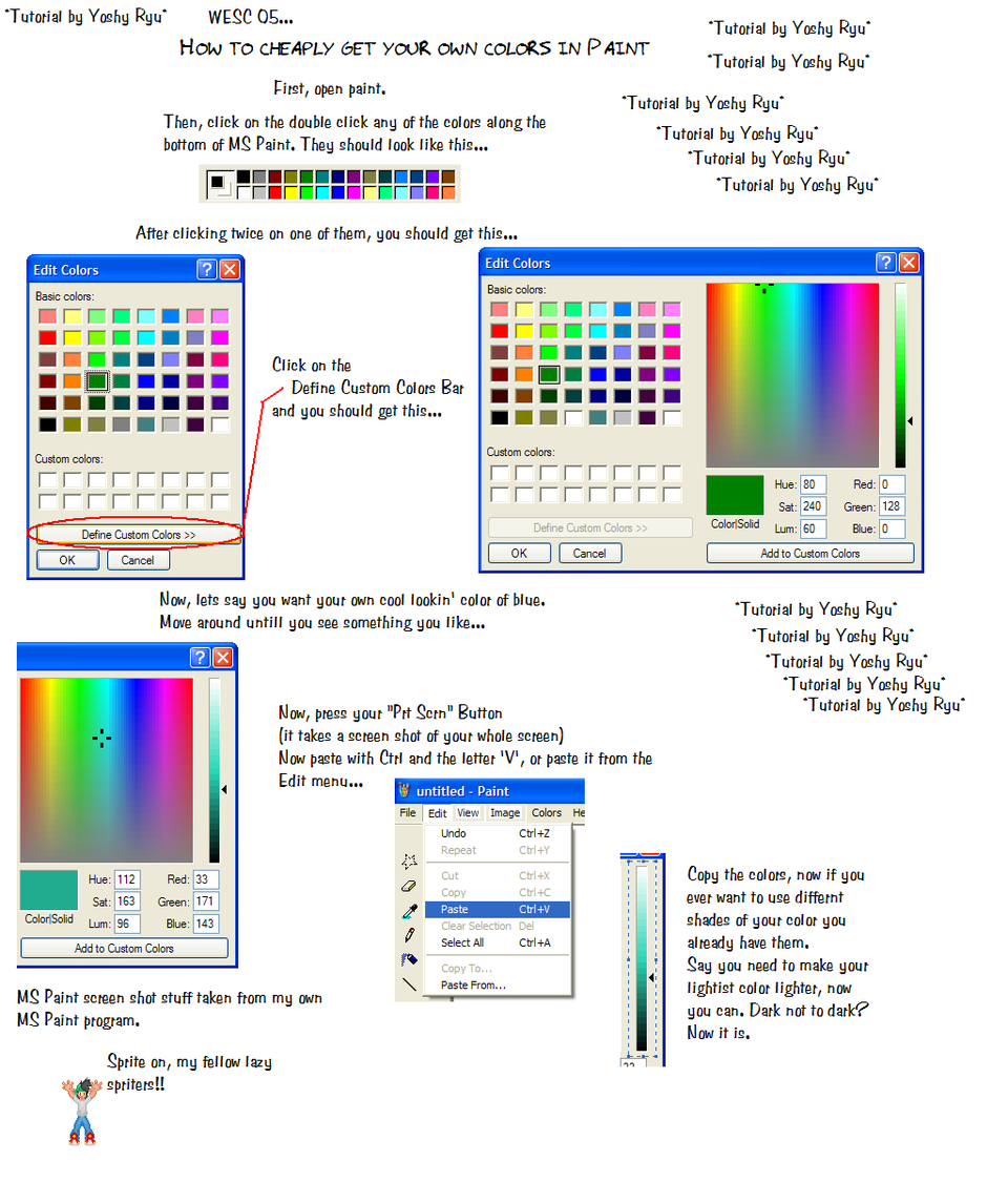 Tutorial - Colors from MS Paint