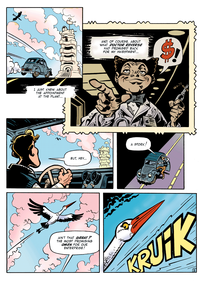 Page 02 of Mechaniko Gets Created by yves Ker Ambrun & Antonia Pont