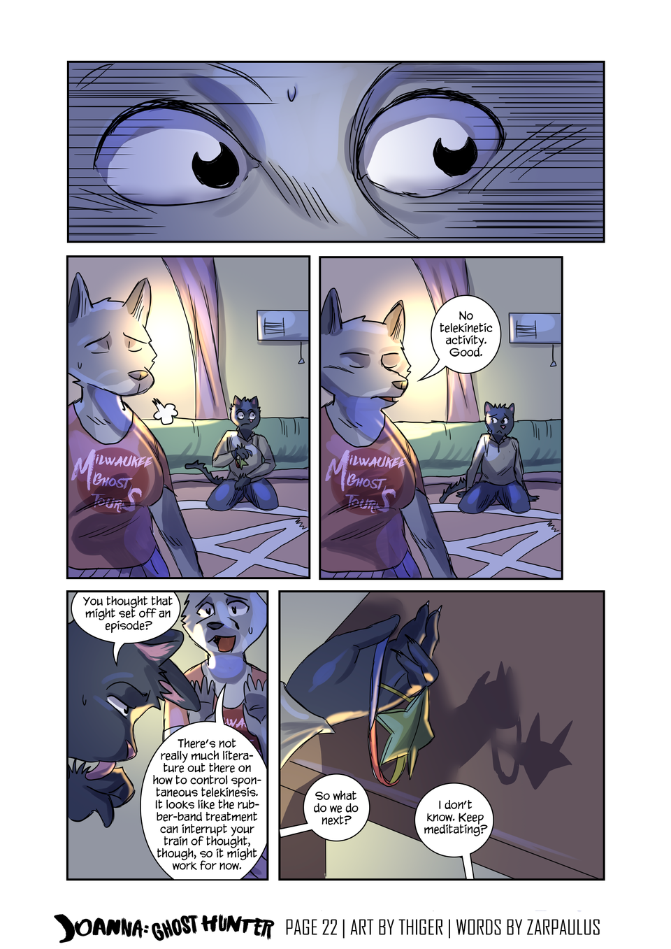 The Poltergeist Page 18, chapter end