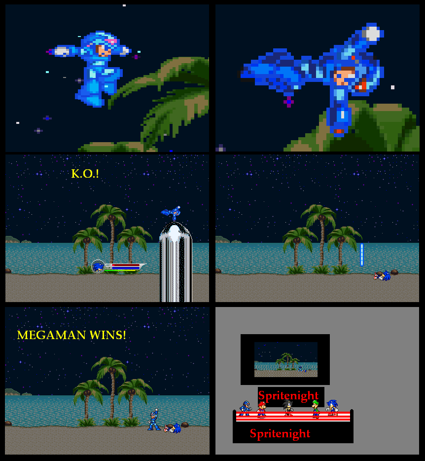 -The Beggining-Sonic V.S Megaman pt.6