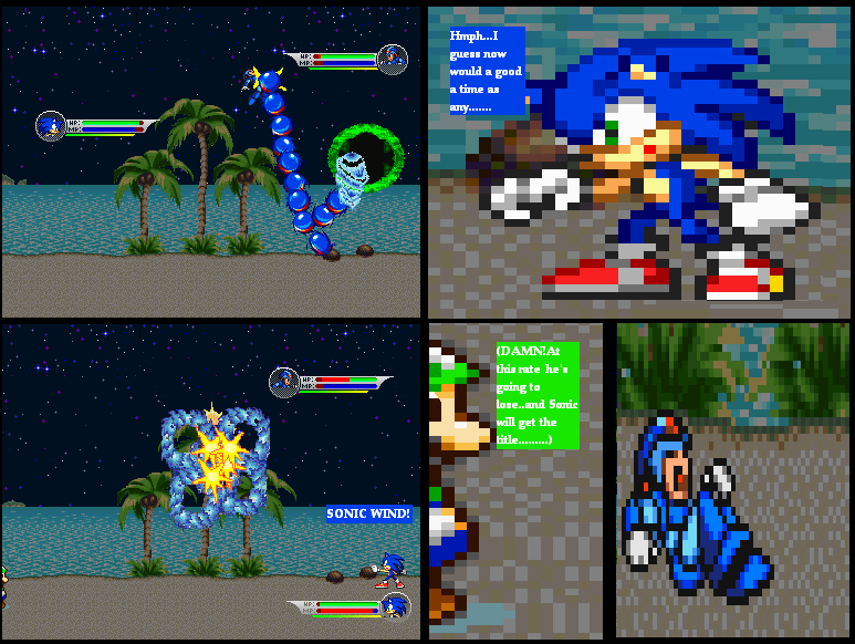 -The Beggining-Sonic V.S Megaman pt.4