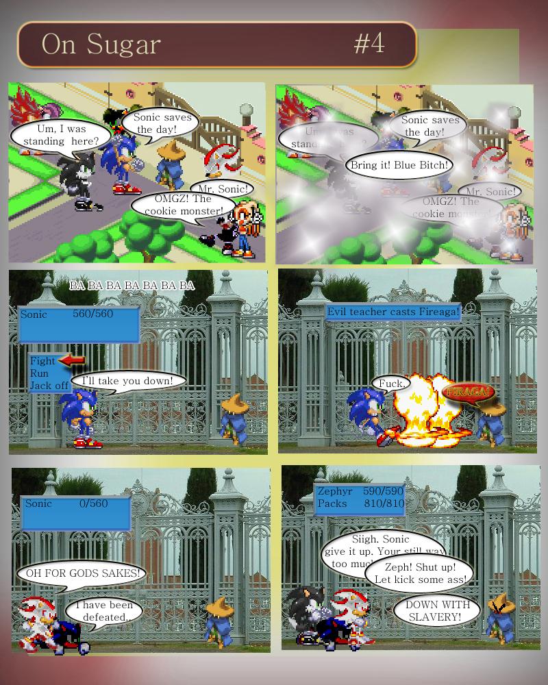 Sonic vs. Evil Math Teacher of Doom