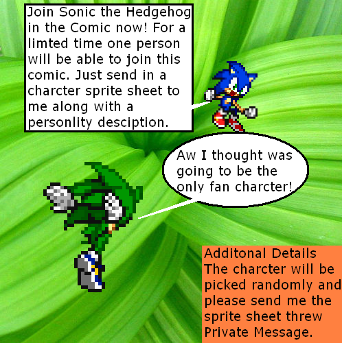 JOIN SONIC THE HEDGEHOG IN THE COMIC!