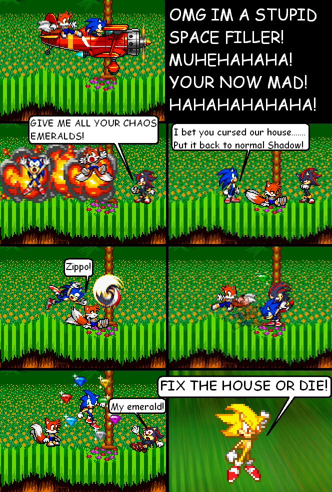 Sonic gets mad...