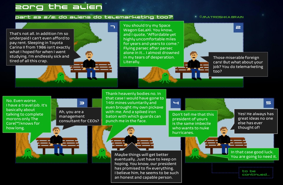 23, 2/2: Do aliens do telemarketing too?