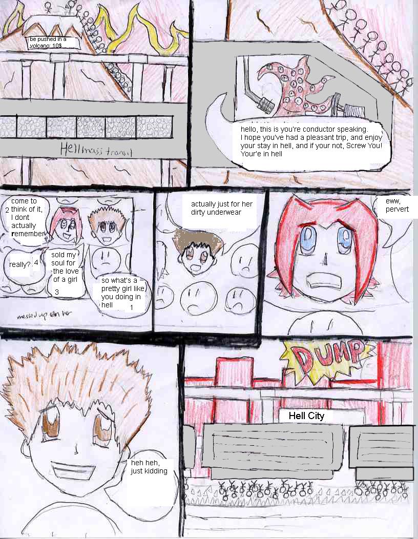 The first page draft