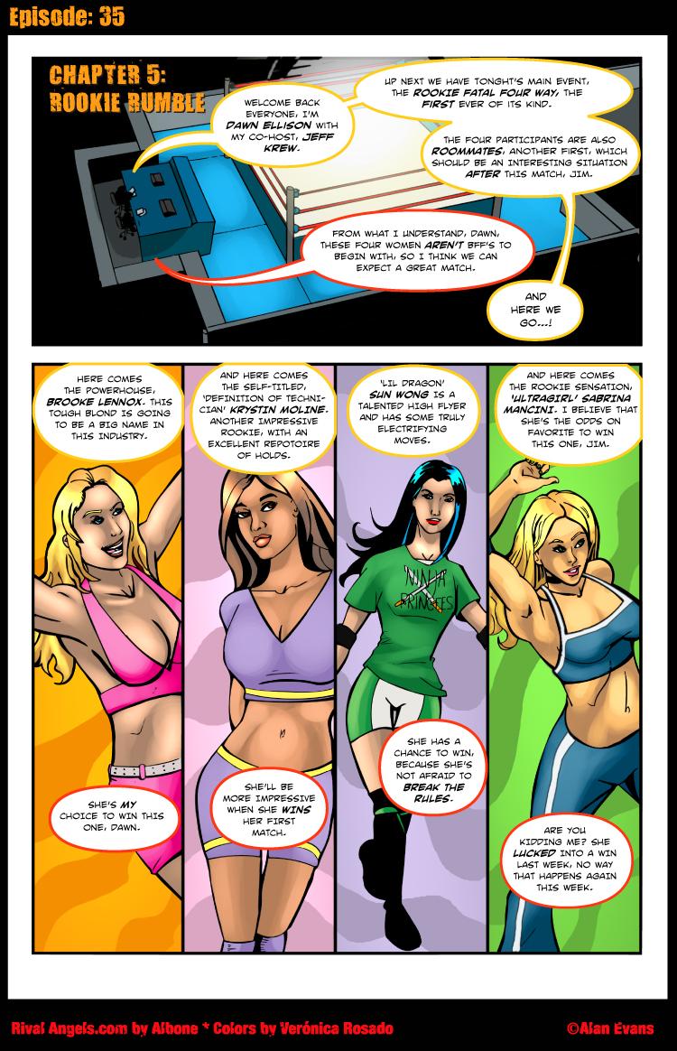 Rival Angels-Page 35 Rookie Rumble