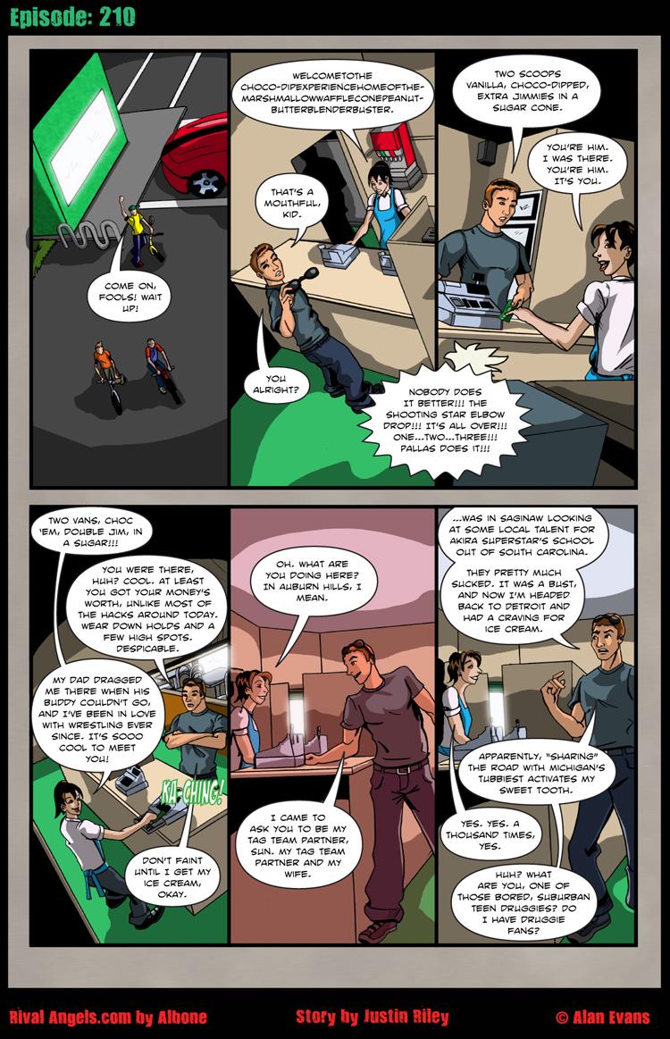 Rival Angels Page 210-Daydreaming