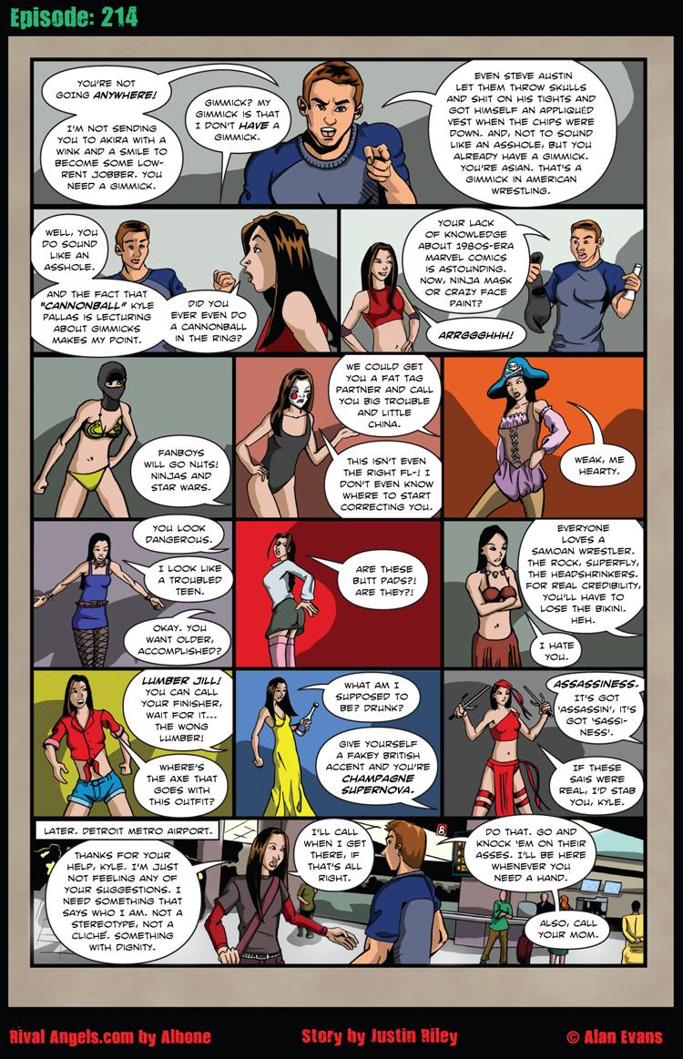 Rival Angels Page 214-Gimmick