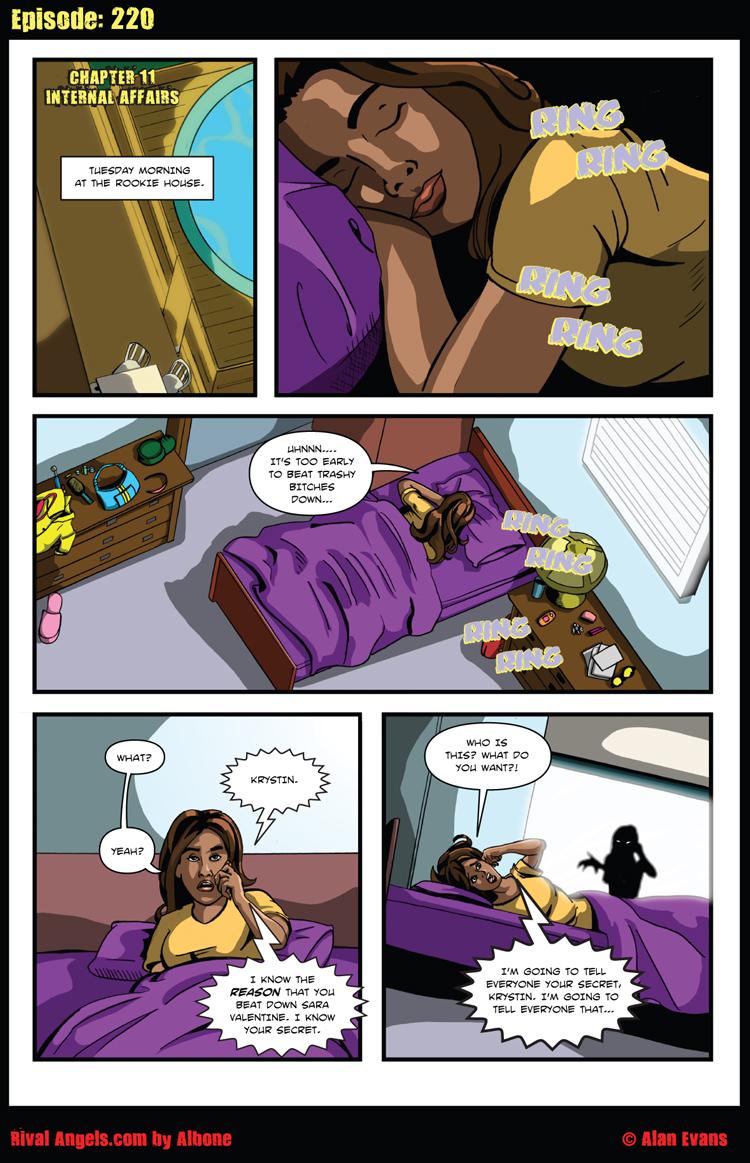 Rival Angels Page 220-Mysterious Caller