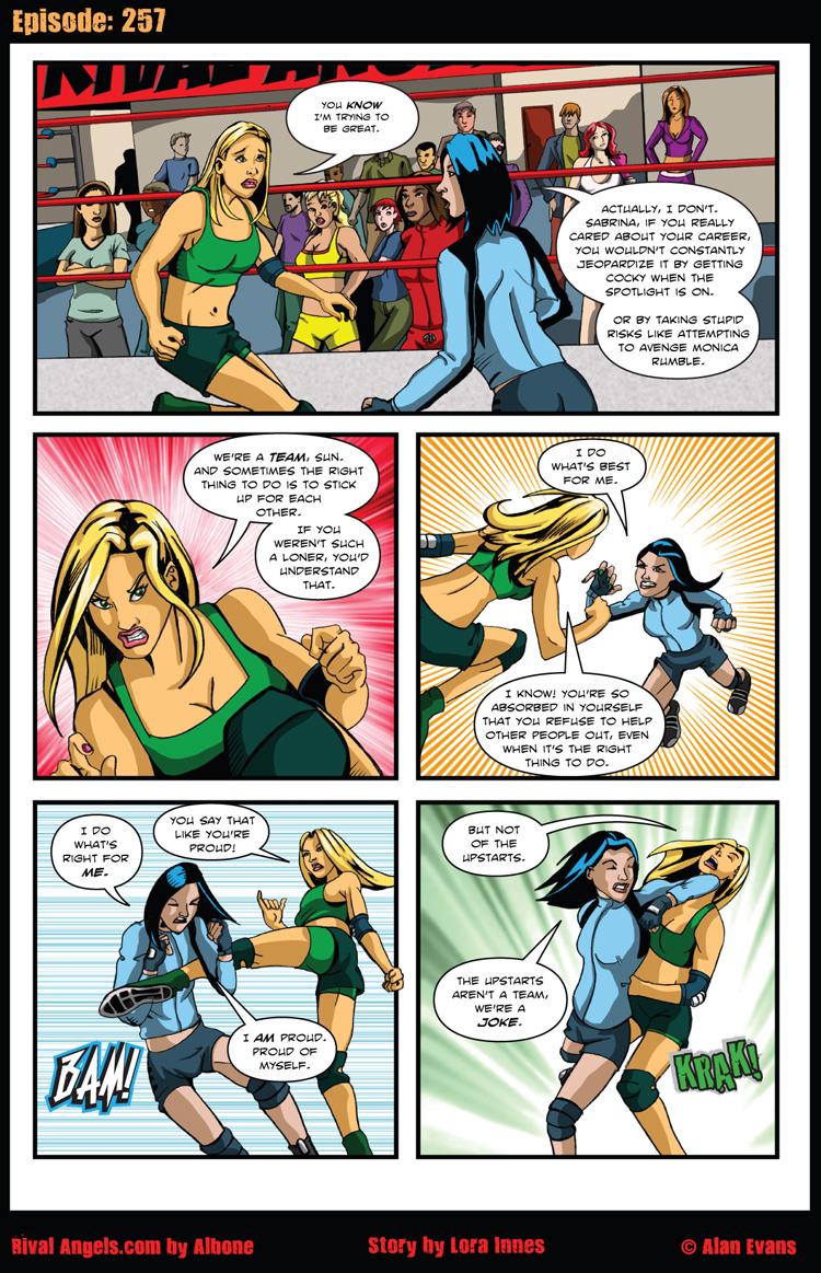 Rival Angels Page 257-Blowup 