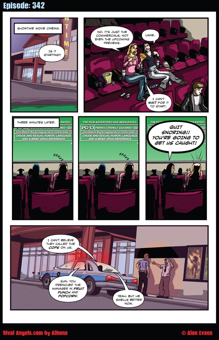 Rival Angels Page 342-Snoring 