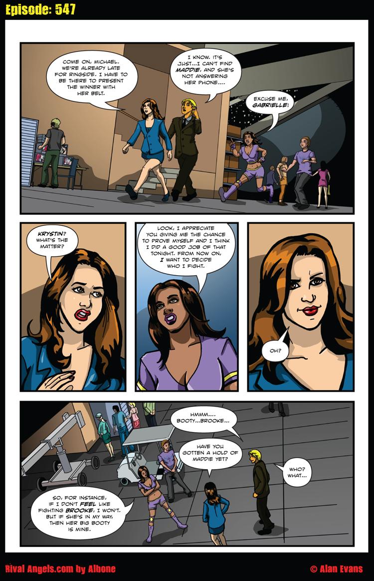 Rival Angels Page 547-In A Rush 