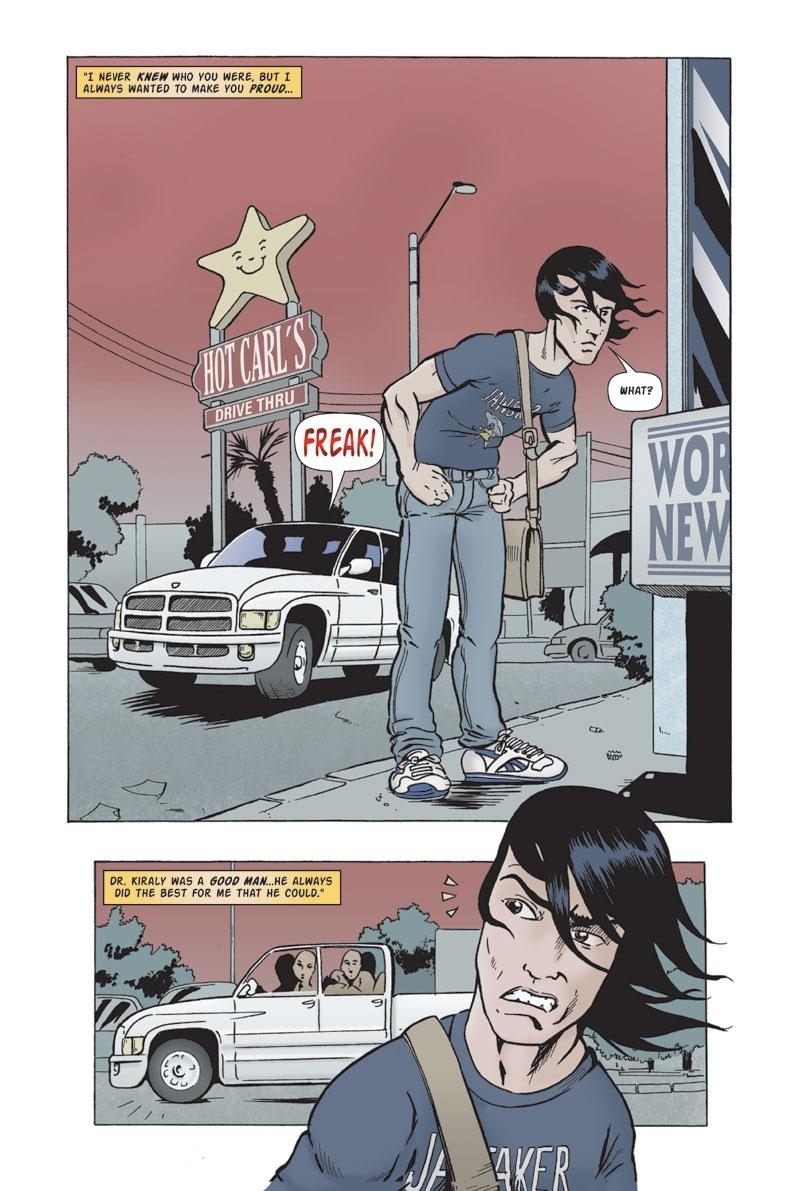 issue 1, page 2 (the truck)