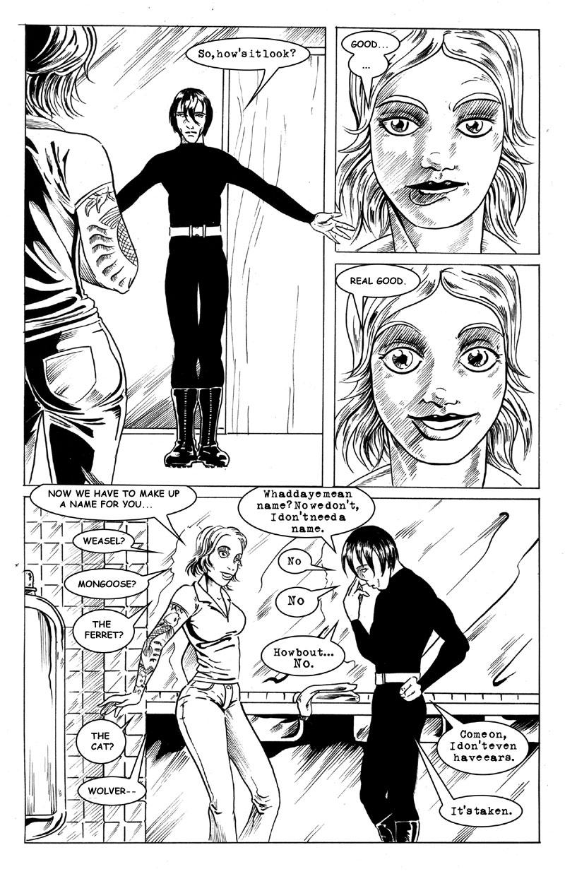 issue 1, page 15 (the nom de guerre)