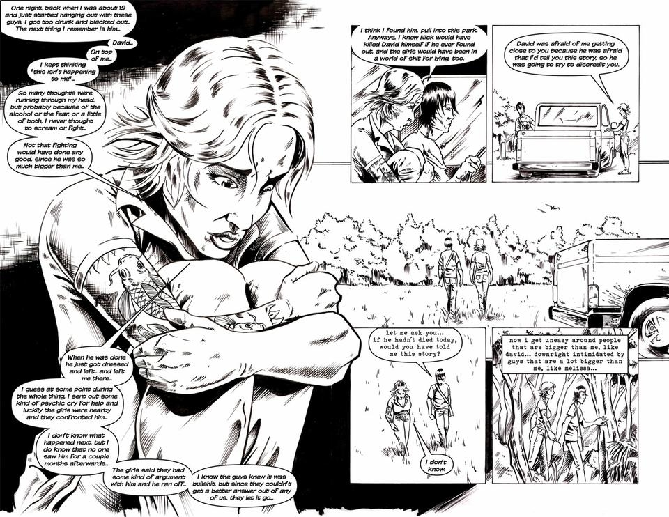 issue 4, page 16 and 17 (the weight)