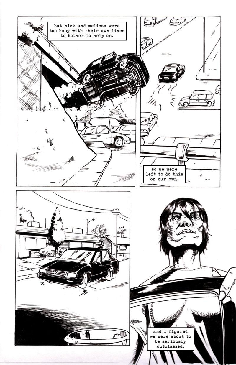 issue 6, page 3 (the stunt driver)