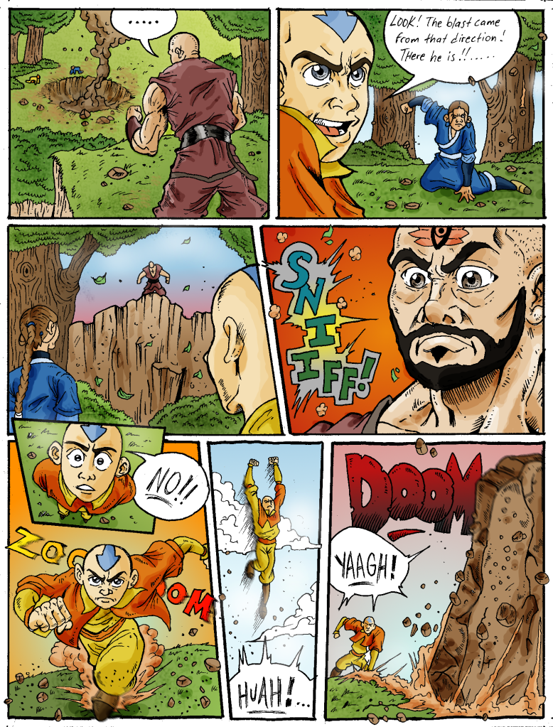 Avatar: The Lateral Tale of Aang Page three