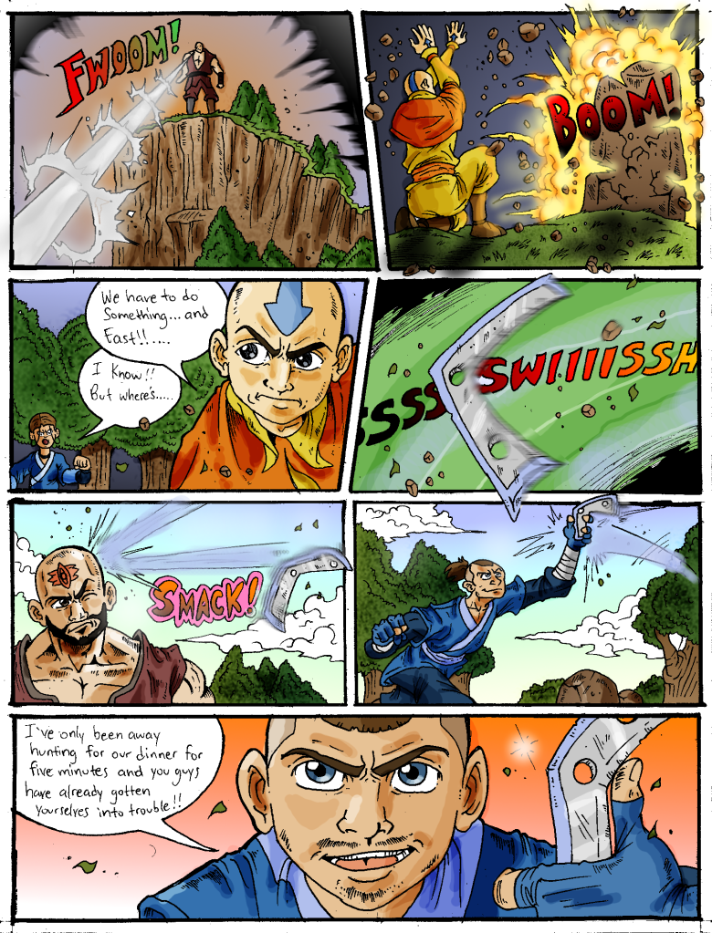 Avatar: The Lateral Tale of Aang Page four