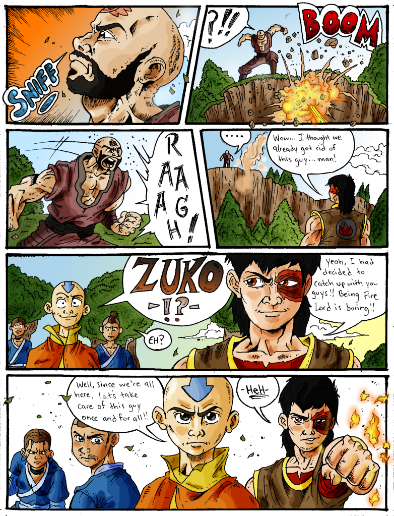 Avatar: The Lateral Tale of Aang the final page(5) as we know it