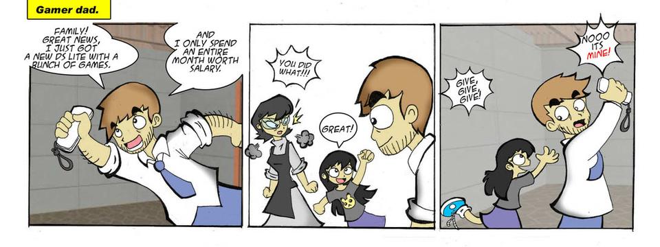 Filler Gamer dad.