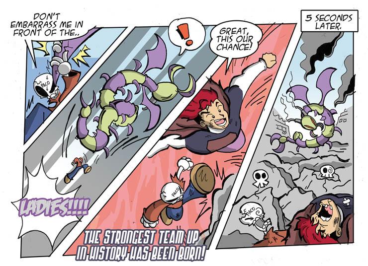 summer mega crossover event .- the strongest team up
