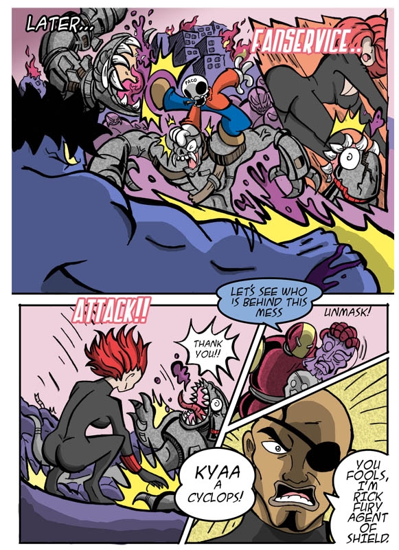 the Revangers part 4.- alien invasion