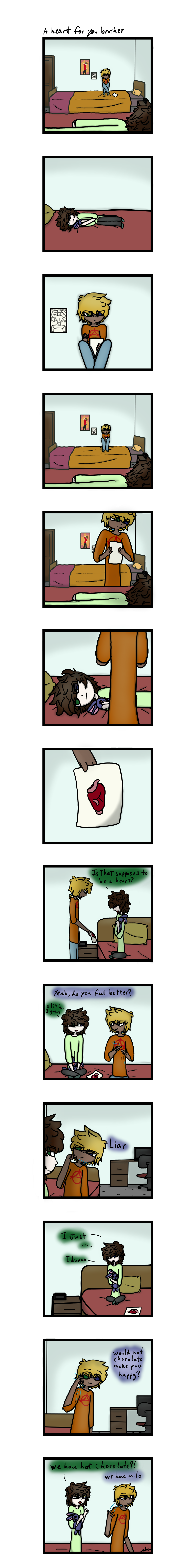 a heart for you brother