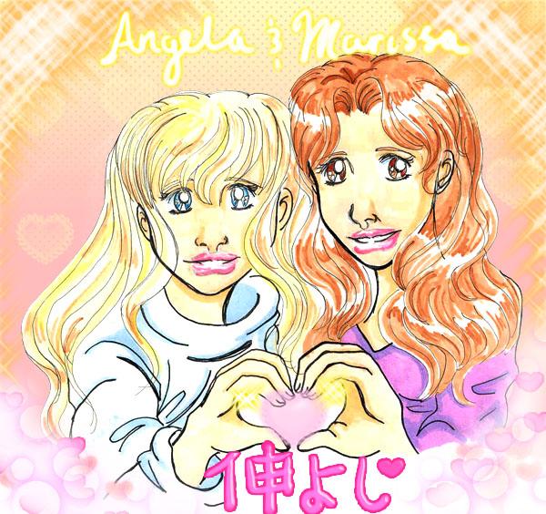 Angela and Marissa Purikura~ Colour Illust Special