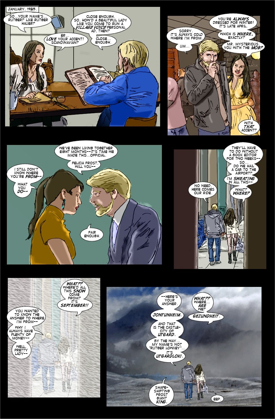 TO SYR WITH LOVE, Page 1
