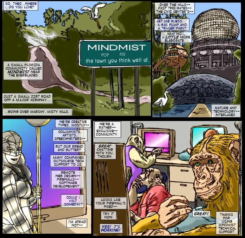 SMALL TOWN MENTALITY, Page 1