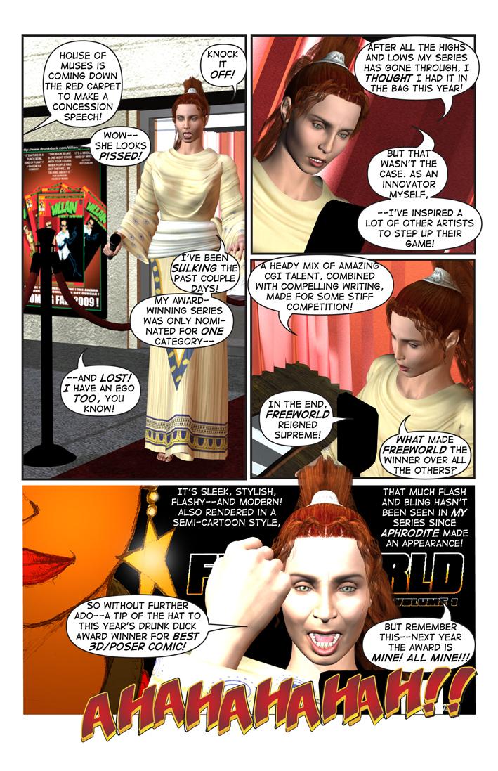 Concession Speech for Best 3D/Poser Comic