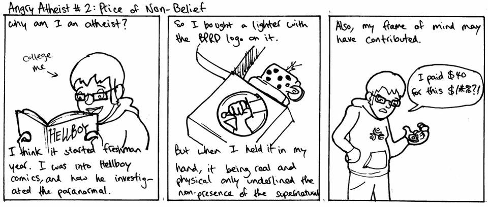 price of non-belief