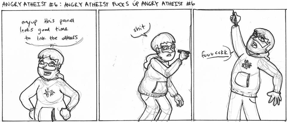 angry atheist fucks up angry atheist #6