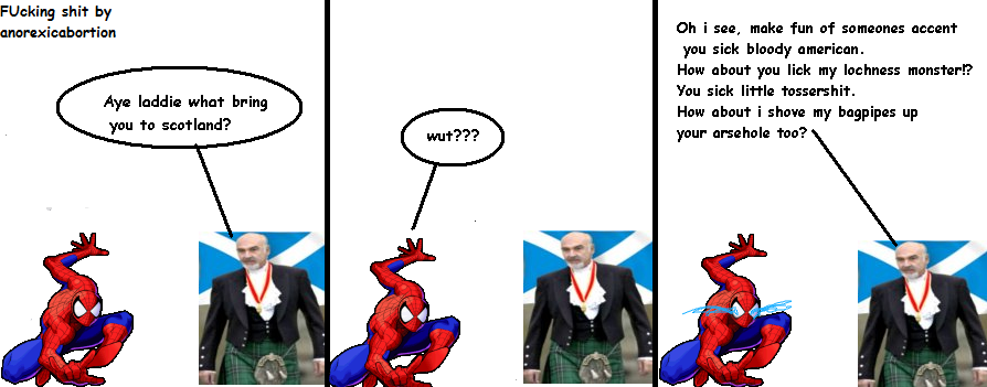 Spiderman in scotland