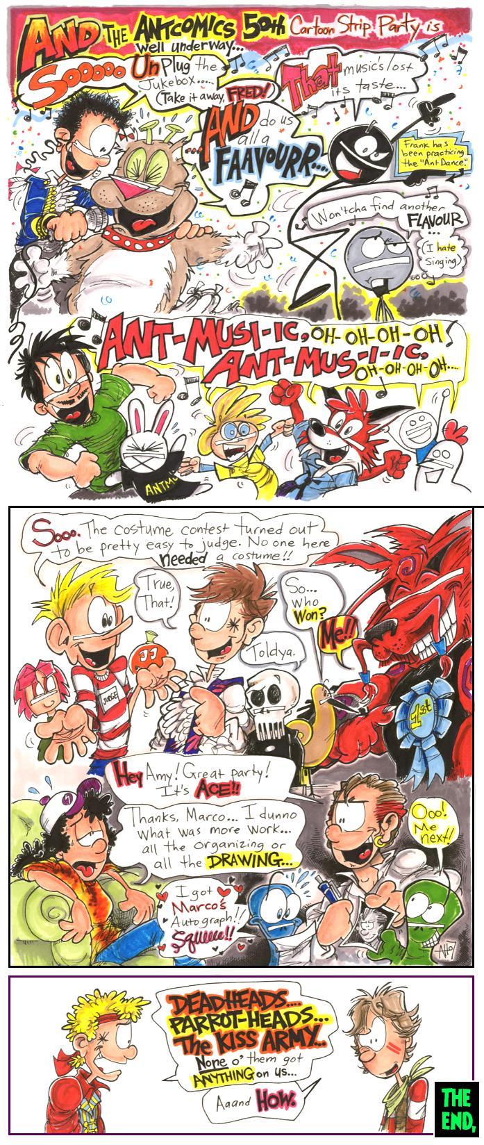 Antcomics 50th Comic Strip Partaaaay pt. 2