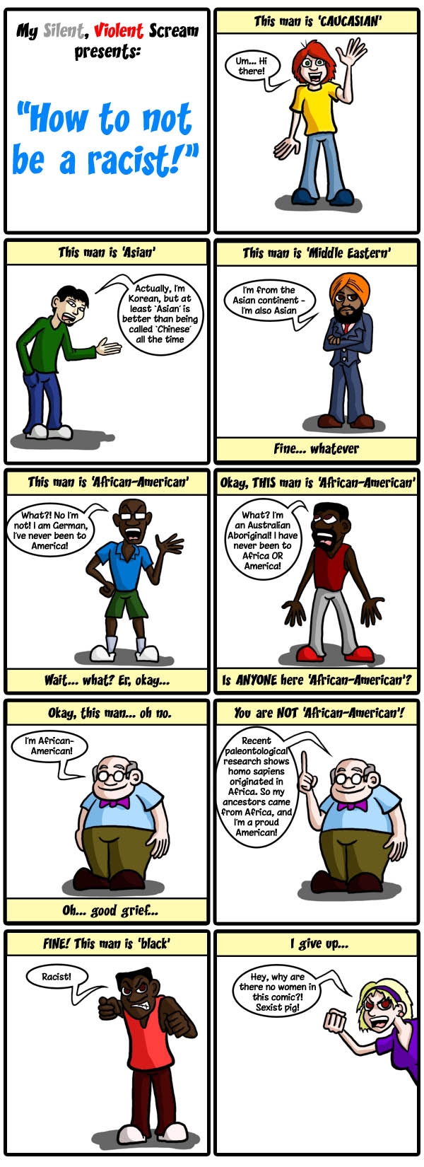 How to not be racist