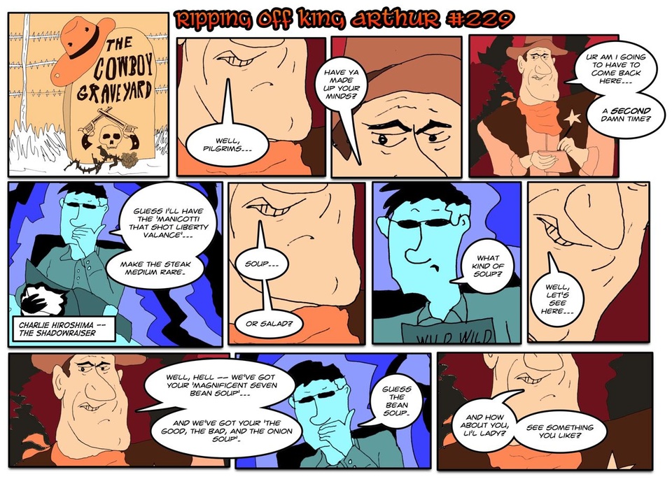 The Cowboy Graveyard Page One