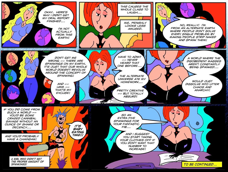 #50b Escape From Earth Spank Part Five