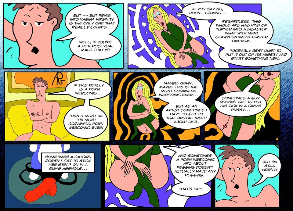 #72b What to do, what to do... oh guess another pegging comic... Part Eleven