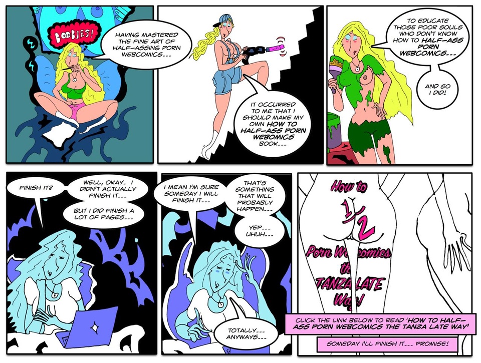 How to Half-Ass Porn Webcomics the Tanza Late Way!