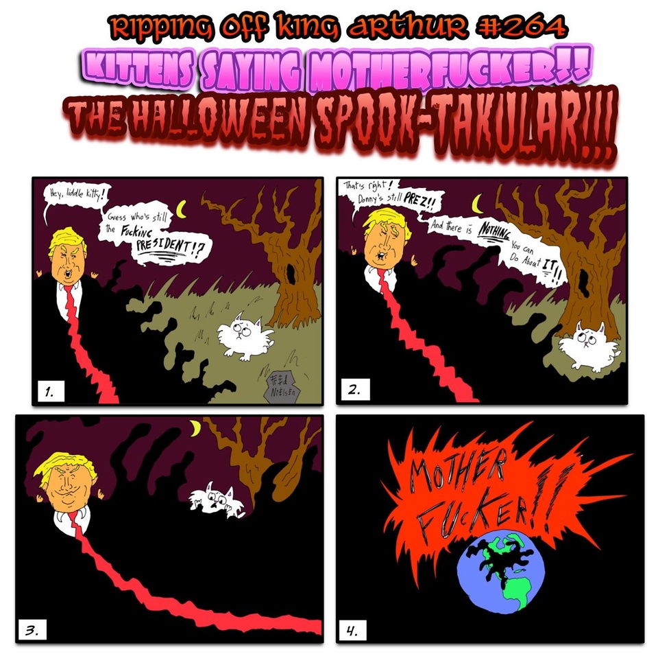 #264 A Kittens Saying Motherfucker Halloween Spook-Takular V