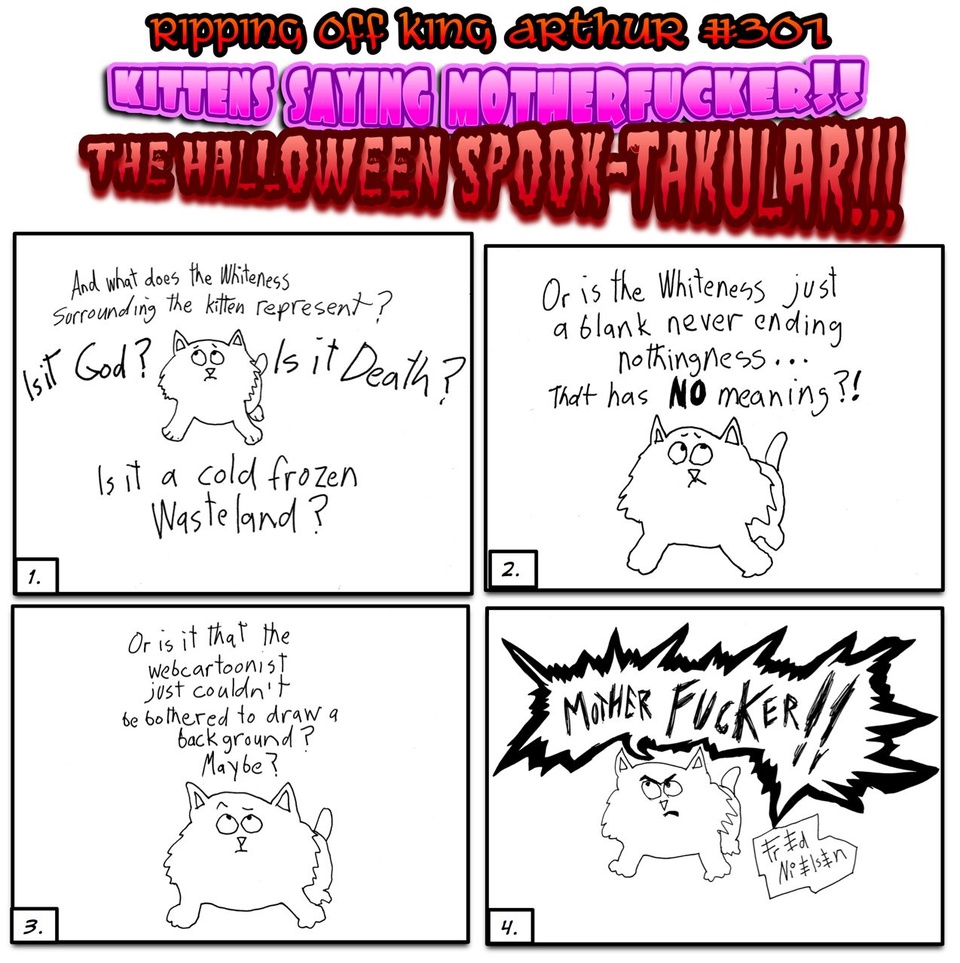 #301 A Kittens Saying Motherfucker Halloween Spook-Takular VIII