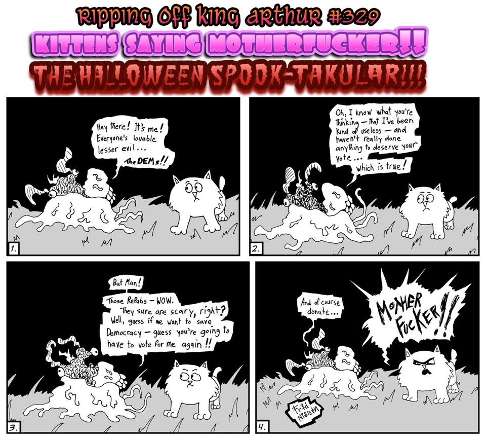 #329 A Kittens Saying Motherfucker Halloween Spook-Takular X