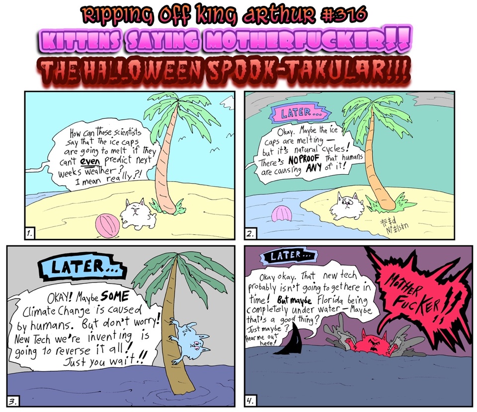  #316 A Kittens Saying Motherfucker Halloween Spook-Takular IX