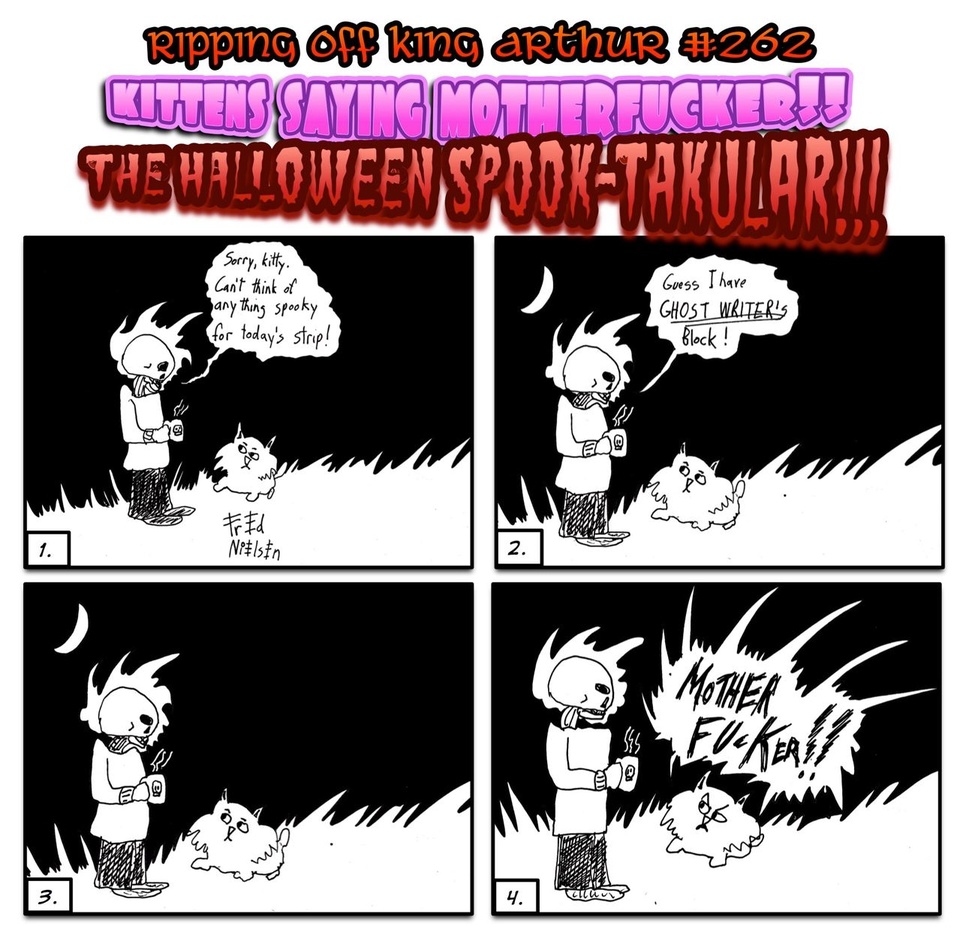 #262 A Kittens Saying Motherfucker Halloween Spook-Takular IV