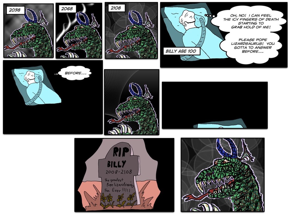 #274b Pope Lizardsaurus's Fan Mail Part Two