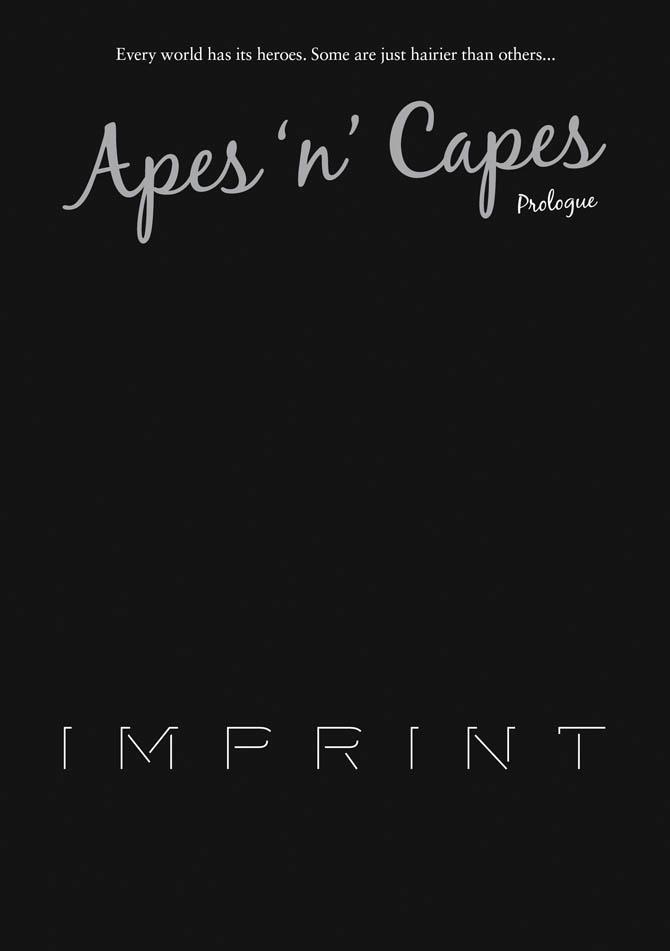 IMPRINT: an Apes 'n' Capes prologue - Cover page