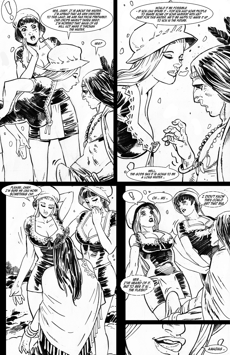 The ladies, it turns out, are impressed by the chief, too